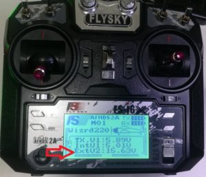 FlySky FS-i6 Voltage telemetry